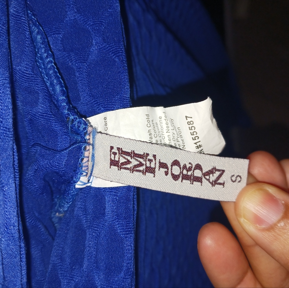 Emme Jordan Women butt lift fitness blue leggings - Picture 10 of 10